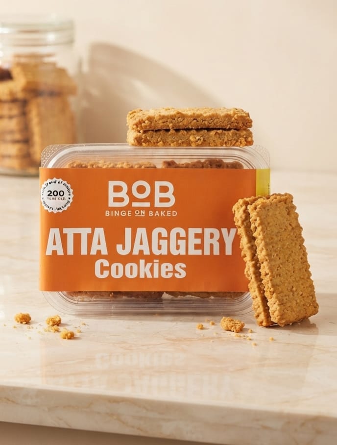 Atta Jaggery cookies